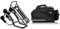 Topeak Unisex – Erwachsene Tetrarack M1 Gepäckträger, Schwarz, 37,4cm & Unisex-Adult Rahmentasche MTX TurnkBag DX Gepäckträgertasche Fahrradtasche Mit Trinkflaschenhalter, Black, 36 x 25 x 21.5-29 cm