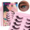 AKARA Faux Cils Naturel 7 Paires 3D Faux Cils Volume Russe False Mink Cils (3D-BN05)