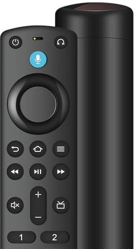 Replacement Voice Remote Control Fit for Smart TVs Stick/TV Cube/4K Max/4K/Stick Lite/Stick HD, Smart TV 3rd Gen, Compatible with Toshiba/Insignia/Pioneer Smart TVs and Omni QLED Series