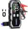 YUSMAN Booster Batterie Voiture 4000A, Demarreur Batterie Voiture (Jusqu’à 7L Essence & 5L Diesel),12V Jump Starter, Booster Batterie avec Clip d'affichage Intelligent, Lumière LED, Écran LCD