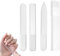 Generic Double-Sided Crystal Glass Nail File with Case - Fine Grit - Transparent - 3 Count - Perfect for Natural, Acrylic & Gel Nails - Salon Quality - Portable & Reusable