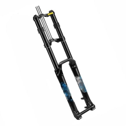 DUOCAI MTB Fork Downhill Bike Front Fork 26 29 Aluminum Alloy 170mm Travel DH M+T+B Mountain Bicycle Hydraulic Suspension Fork(29 Black)