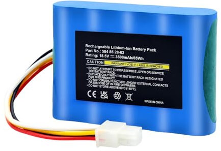 18.5V 3500mAh Compatible avec Husqvarna Automatic Mower 310 315 315X 584 85 28-01 Robot Mower Battery Replacement(2600mAh)