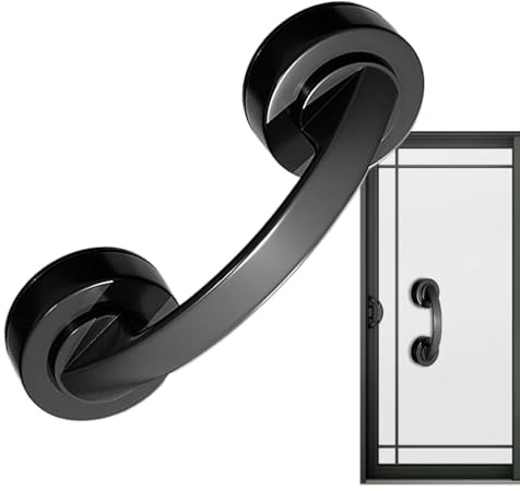 Glugahrif Tirador de puerta con ventosa, sin necesidad de taladrar, con fuerte adherencia al vacío, tirador de pared para armario, frigorífico, cajón de cocina, espejo y cómoda