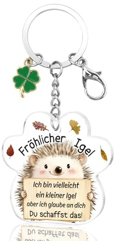 Nudoraw Tiere Geschenke Weihnachten Schlüsselanhänger Tiere Geschenk für Frauen Neujahrsgeschenke Glücksbringer Motivationsgeschenk Viel Glück Geschenk Valentinstag Geschenke für Mädchen Tochter