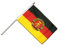 Flaggenfritze Stockflagge Deutschland DDR - 30 x 45 cm
