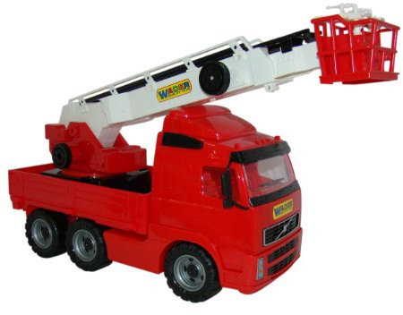 WADER PowerTruck Lastwagen LKW Feuerwehr mit Leiter Drehleiter