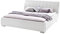 sette notti Polsterbett Bett 200x200 Weiß mit Bettkasten, Kunstleder-Bett mit Liegefläche 200x200 cm, Bern Art Nr. 664-99-60000