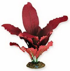Silk Aquarium Plant Amazon Red 20cm