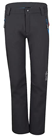 Trollkids Kids Fjell Softshell Pant | Wasserabweisend und winddicht, Hohe Elastizität für große Bewegungsfreiheit, Warmes Fleece-Innenfutter