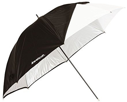 Westcott 2012 - Ombrello softbox 80 cm con rivestimento amovibile nero, colore: Nero
