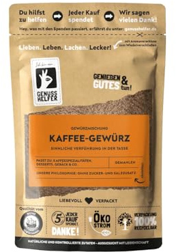 Bremer Gewürzhandel Kaffeegewürz, gemahlen, leckeres orientalisches Aroma, für intensiven Kaffee- und Kakaogeschmack, 50g