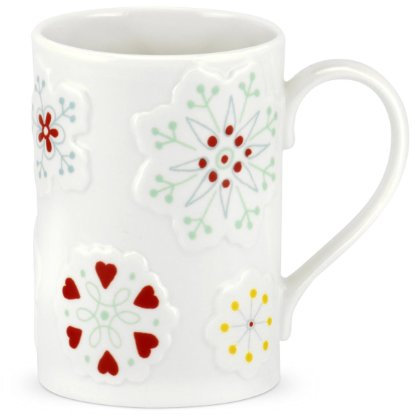 Portmeirion Christmas Wish - Embossed Mugs Set Of 4