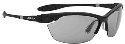 Alpina Sonnenbrille Performance Twist Three 2.0 VL, Black matt, One Size