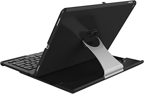 ProCase Keyboard Case for iPad Pro 12.9 Inch 2017 2015 (2nd / 1st Gen), 360 Degree Rotation, Ultra-Slim, Multiple Angle Viewing, Protective Keyboard Cover -Black