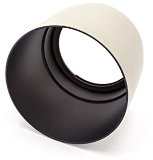 vhbw Pare-Soleil Compatible avec Canon EF 100-400mm f/4.5-5.6L is USM Objectif 77mm - Cache Gris/Blanc, Plastique, Rond, 11,5 cm - Remplacement pour ET-83C