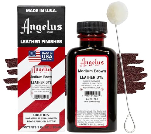 Angelus Leather Dye Medium Brown