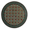Casa Moro Terrassentisch Ø 60 cm – Mosaiktisch Gartentisch Balkontisch Fliesentisch | Tisch Esstisch aus Marrakesch Marokko Türkis