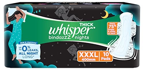 Whisper Ultra Nights Damenbinden XXXL Wings 10 Stück