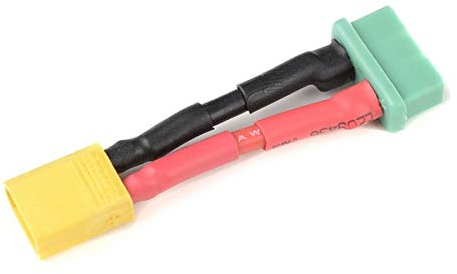 G-Force RC GF-1301-131 Power Adapterkabel XT-30 Stecker auf MPX Buchse 14AWG Silikon Kabel 1 St