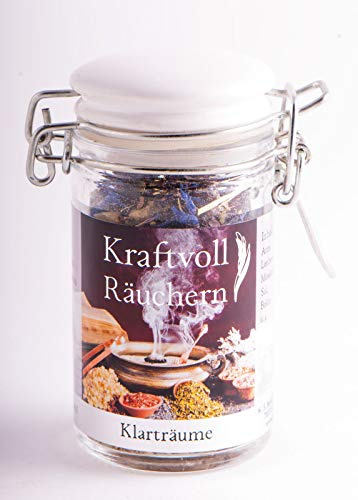Berk - Klarträume: Kraftvolles Räuchern - Räuchermischung 60ml (1 Set, 1 Stück, 1 Glas)