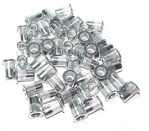 A-RM6 Nietmuttern M6 Stahl galvanisch verzinkt 50 Stück/Packung