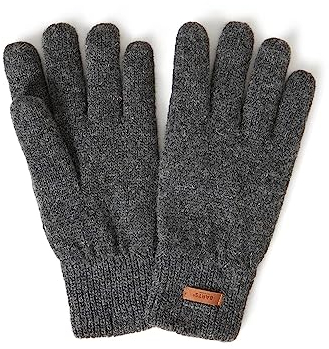 Barts Herren Haakon Glove Handschuhe, Grau (CHARCOAL 0021), X-Large (Herstellergröße: L/XL)