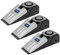ZZRUI Upgraded 2 in 1 Portable Door Stopper Floor Wedge Security Alarm Loud 120db Entrance Alert Door Stop Alarm for Travel Home Apartment House (3 Packs)