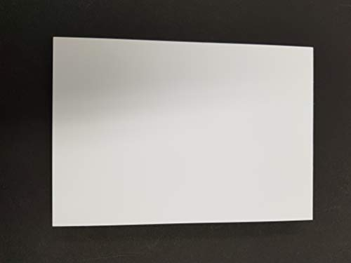 Westgate Supplies 40 x Schutz-Postkarten-Einsteckhüllen – blanko weiße Karte, 15,2 x 10,2 cm