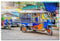 Thailand Jigsaw Puzzle 1000 Piece Thailand Tuk tuk Bangkok Puzzle Game Artwork Travel Souvenir Wooden