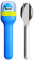 Zoku Utensil Set, Shark