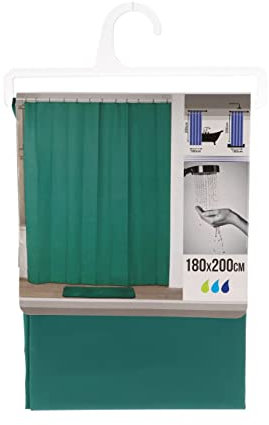 TENDANCE - Rideau de Douche peva 180x200cm - Vert