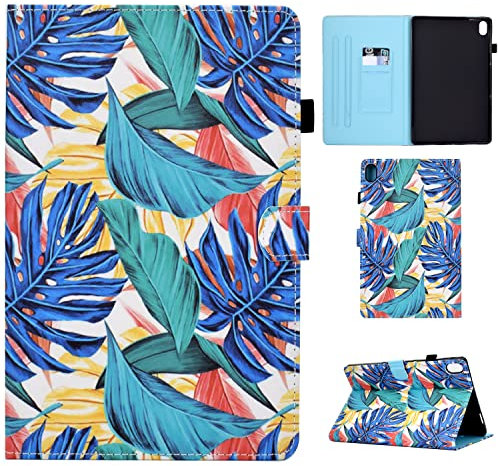 Auslbin Coque pour Lenovo Tab P11 / P11 Plus 11 Pouce (TB-J606F/TB-J606X/TB-J607) Cuir PU Etui Housse Tablettete de Protection Flip Portefeuille Cover Case avec Stand et Poche - Feuille