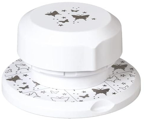 PAINT IT EASY Motivstanzer, Schmetterlinge, ca. 4cm, Weiß, Magnetisch, Spielend