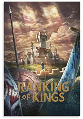 Nilynn Anime Manga Ranking of Kings Poster Bild Kunstdruck Leinwand Gemälde Schlafzimmer Ästhetik 20 x 30 cm ungerahmt