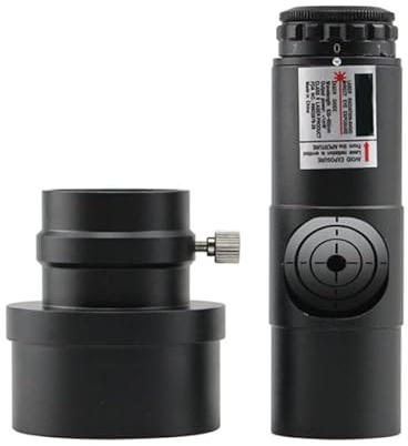 3,2 cm roter Laserkollimator Spiegelreflektor Teleskop Kalibrator mit 5,1 cm Adapterhülse für Teleskopkollimation