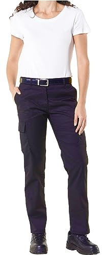Skywear Damen Cargo-Arbeitshose mit sechs Taschen, mehrere Taschen, taktische Hose, erhältlich in Marineblau und Schwarz, navy, 42