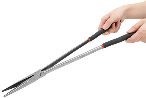 Lange Zange 400 Mm, Spitzzange mit Langem Griff, Handwerkliches Reparaturwerkzeug für Arbeiten in Kleinen Räumen und Besonderen Situationen