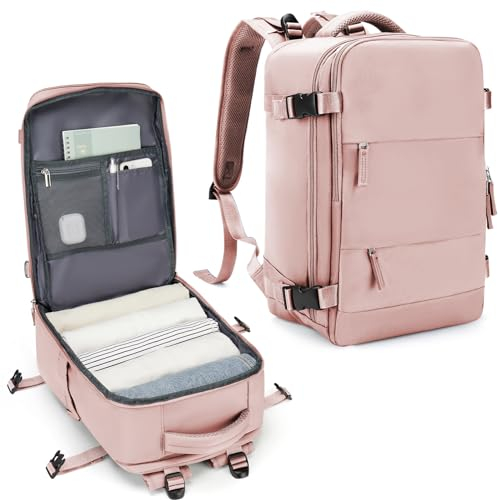 SZLX Zaino Ryanair 40x20x25 Donna Zaino da Viaggio Bagaglio a Mano 20L Uomo Borse da cabina Easyjet Travel Backpack Adatto a laptop da 14 Pollici con scomparto per scarpe per Lavoro e Scuola