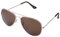 Miobo mit Edelstahl Metall Gestell Sonnenbrille Gold Braun