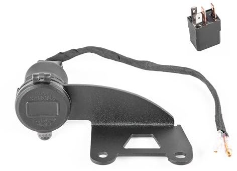 TAZGANTAX Motorcycle USB Cell phone charger, Quick Charge Compatible with H-onda Rebel CMX500 CMX300 CMX CM 300 500 2023-2024 45W/18W Dual USB Power Charger Socket