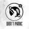 Don't Panic Per Anhalter durch die Galaxis 42 3282 // Sticker Aufkleber vers. Größe Farbe