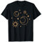 Nacht Stern Mond Sonne Himmel Sterne Esoterik Astrologie T-Shirt