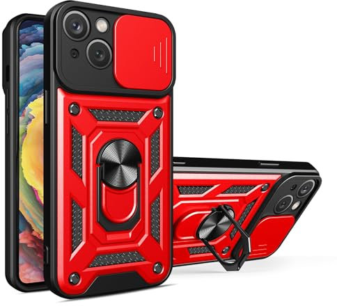 OSNCG Custodia per Apple iPhone 14 compatibile con iPhone 14 GK-LO rosso
