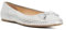 Dune Ladies Harries Woven Slip On Ballet Flats Size UK 6 Flat Heel Ballet Pumps Silver