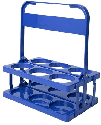 Milk Bottle Holder Plastic Drink Carrier 6-Cup Foldable Beer Holder with Handle, Portable Wine Beer Rack Reusable Beer Bottle Carrier, Wine Bottle Carrier for Daily Use KTV Party