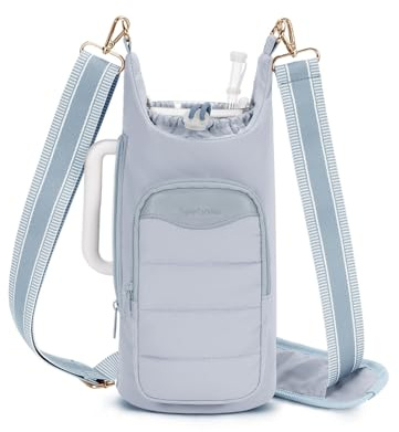 sportsnew Water Bottle Bag,Fits up to 1.2L/40oz Bottles with Phone Pocket