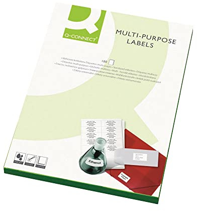 Q-Connect KF01583 Packung mit 1800 Mehrzwecketiketten
