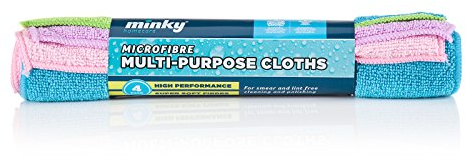 Minky Microfibre Cloth | Pack of 20 Cloths | Microfibre Cleaning Cloths | Lint Free Cloth | Household Supplies | Cleaning Duster | Multi-Functional Reusable Cleaning Cloths | Cleaning Products