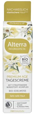 Alterra Naturkosmetik Premium Tagescreme Bio-Edelweiss mit essentiellen Omega-Lipiden für sehr reife Haut Inhalt: 50ml